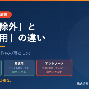 ISO 13485 適用除外と非適用の違い――アウトソースは除外できない